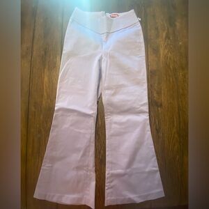Staud Purple V-Cut Lavender Flare Pants Size 4 B24